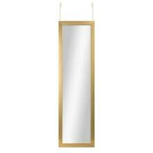 ICUTE- Over-The-Door Rectangular Mirror, Gold, 14" X 50" - 1 - Xem 1