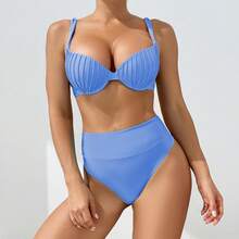Women Bikini Sets - Baby Blue - View 3