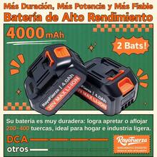 Llave De Impacto 2 Batería 1/2" Inalámbrica Eléctrica 600n.m,Incluye Juego Completo De Accesorios,Motor brushless - Naranja - Ver 7