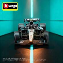 Burago 1:43 2025 梅赛德斯 W16 方程式赛车合金模型 | 精致高仿真 F1 收藏模型 - 精裝63號 - 查看 2