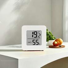 1pc Compact Digital Hygrometer And Thermometer, Precise Climate Monitor, Battery Powered, Indoor/Outdoor Temperature And Humidity Gauge, Suitable For Home, Office, Car, Hygrometer Thermometer