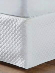 Saia 3 em 1 com Regulagem Ajustável Cabeceira Cama Box Colchobox Matelada Solteiro / Casal / Queen - -Branco - Visão 3