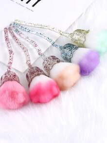 1pc Flower-Shaped Nail Dust Cleaning Brush With Acrylic Crystal Handle - Soft, Fluffy Gradient Bristles Remove Nail Dust Or Can Be Used As A Makeup Brush Tool - Suitable For Home Salon And Professional Nail Tool Use. Nail Supplies - Multicolor - View 9