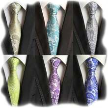 ¡RecomendadoWeiShang Lot - Corbata de seda clásica para hombre, 6 unidades¡Top de Temporada - Estilo 2 - Ver 22
