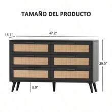 Dressers & Chests Of Drawers - Black - View 2