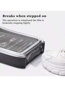 Shoe Cover Dispenser, Mechanical Foot Step-On Shoe Film Machine, Home Visitor Shoe Protector Long-Term Use Disposable Covers For Home