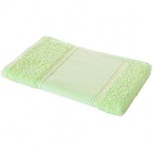 Kit 10 Toalha De Lavabo Artesanato Arteira Pintura Ponto Russo para Bordar Perfeito Estilo - Verde Claro - Visão 1