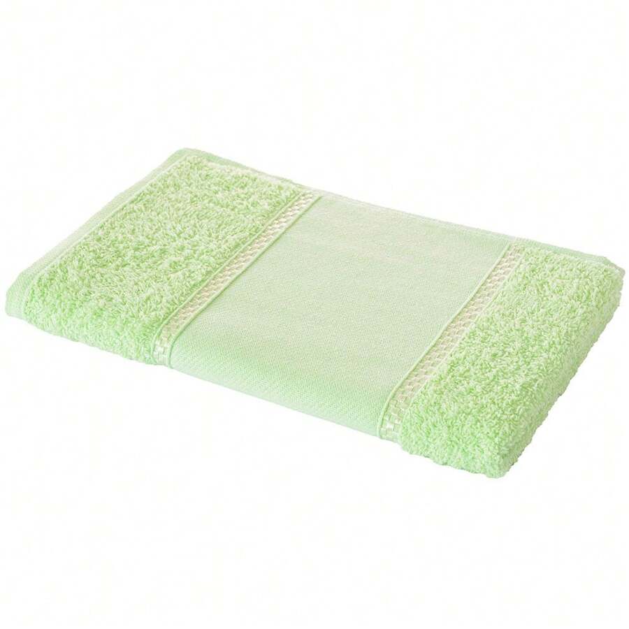 Kit 10 Toalha De Lavabo Artesanato Arteira Pintura Ponto Russo para Bordar Perfeito Estilo - Verde Claro - Visão 1