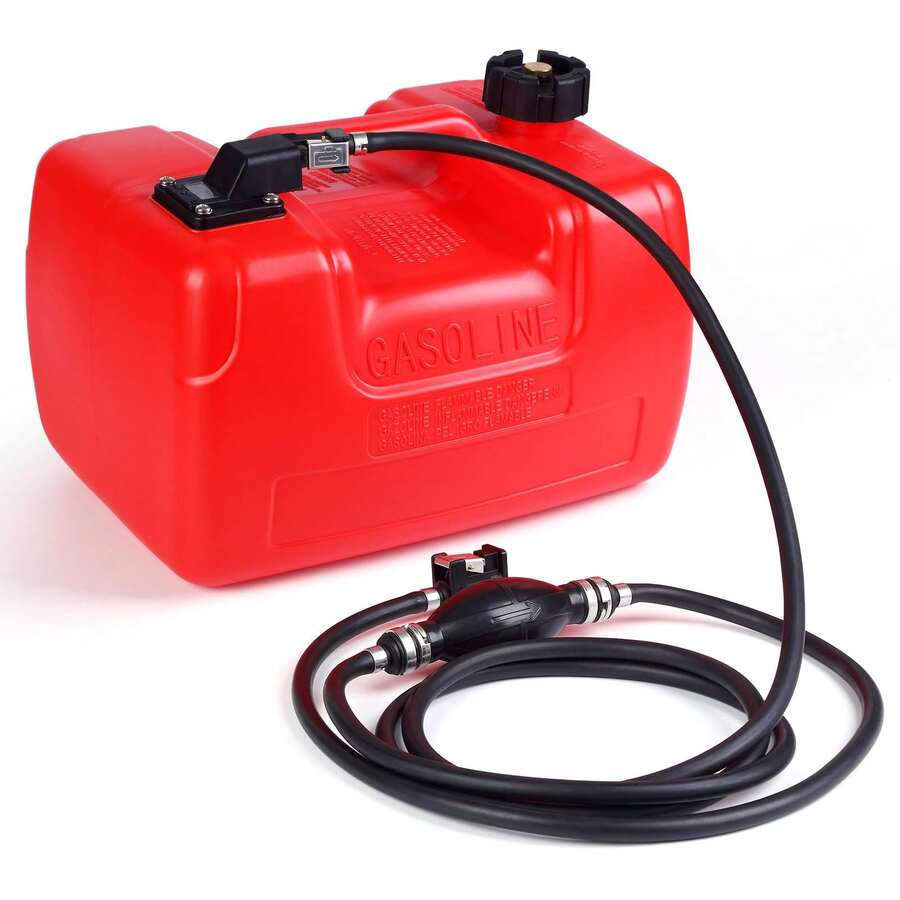 Marine Shower Pump And Oil Tank - Red - View 1