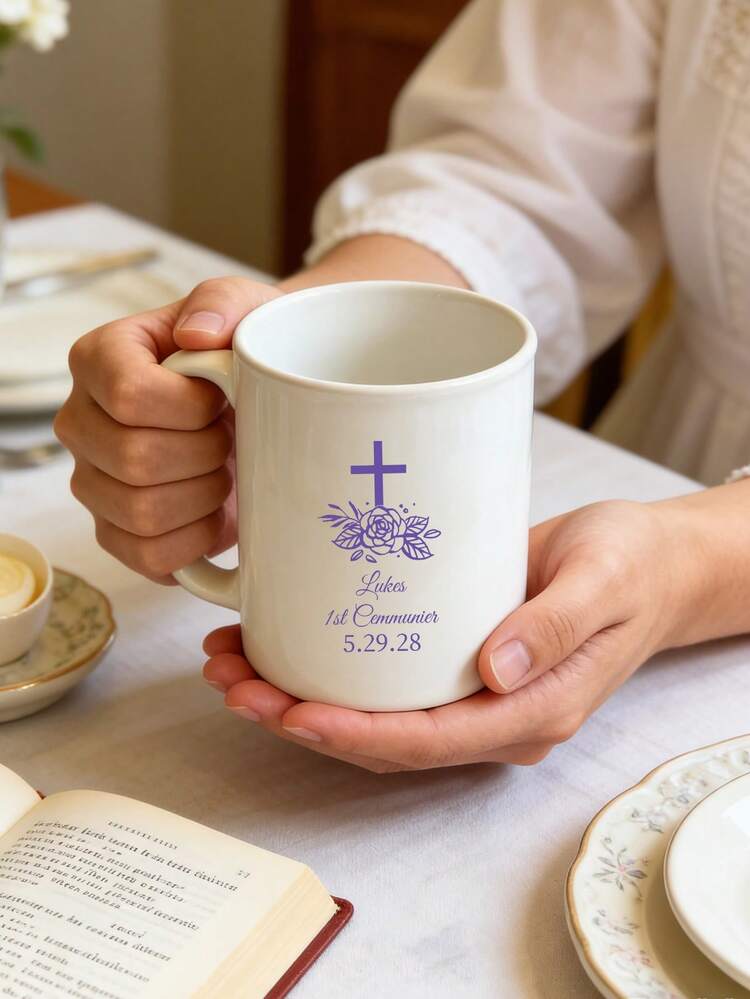 Personalized Custom Crystal Labels For First Holy Communion​ – High-Quality, 15 Style Crystal Labels Featuring Custom Names, Dates (E.G., "Cathesine Marie 06-17-28", "Luke 5.29.28"), And 12 Color Options. Includes Religious Motifs (Cross, Angel, Chalice) For Decoration. An Ideal Religious Festival Gift For Children, Parents, Godparents. Perfect For Personal Items, Bibles, Prayer Books, And Festive Occasions. - Multicolor - View 3