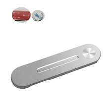 1pc Adjustable Aluminum Laptop Stand With Magnetic Phone Holder - Ultra Thin Foldable Side Clip, Compatible With IPhone And All Phones, Portable Computer Extension Stand - Multicolor - View 11