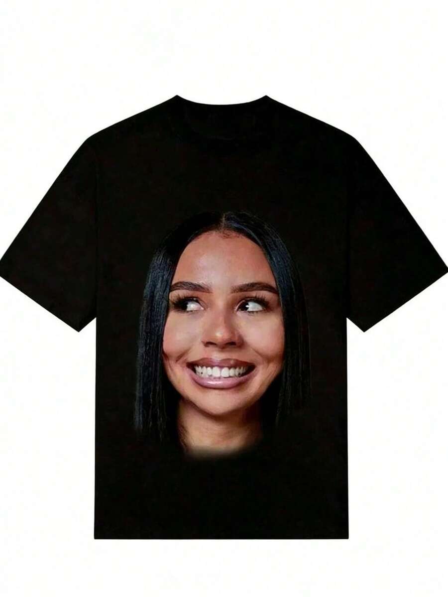 Women Men Mariah Scientist Rapper Young Hip-Hop Tee Tshirt, Women Tee Classic Free Thugs Print Round Neck Short Sleeve T-Shirt Y2K Vintage Streetwear Graphic Oversized Women Tops Crew Neck Comfortable T-Shirt-Gender-Neutral Retro-Futuristic Tee - Bold Statement PrintUnique Print _Vintage Black White Print Oversized Tee | Unisex Hippie Essential - A15 - 查看 1