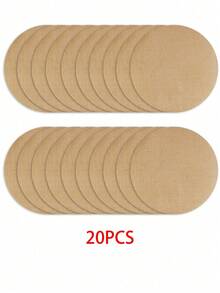 50pcs/30pcs/20pcs/12pcs/10pcs Round Linen Coarse Burlap Placemats, Heat Insulation Pads, Heat Resistant Table Mats, Suitable For Kitchen And Dining Room, Can Be Used As Wedding Tablecloth, Wedding Decor, Home Decor, Room Decor, Applicable For Wedding Party, Birthday Party, Family Gathering, Restaurant Decoration - Khaki - View 14