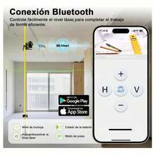 4D Nivel Láser Autonivelante Con App De 16 Lineas Nivelador Láser 360 Rotatorio Láser De Nivel Verde Profesional Con Doble Batería Niveles Laser Rotatorio Nivel Lázer Niveles Láser - por defecto - Ver 3