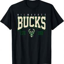 Official Milwaukee Bucks Battle Tested T-Shirt - 黑色 - 查看 1