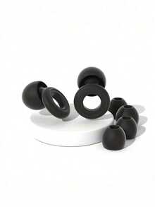 1 para wielokrotnego użytku silikonowych zatyczek do uszu, zawiera 3 pary dużych/średnich/małych końcówek dousznych - miękkie i wygodne zatyczki do uszu, odpowiednie do spania, pływania, koncertów i nauki - mieszane kolory, dobrze dopasowane, dyskretny design, trwały materiał, niezbędne do zatyczek do uszu zaprojektowanych na koncerty, silikonowe zatyczki do uszu, specjalnie zaprojektowane do snu, super dźwiękoszczelne urządzenie, ochrona przed hałasem, nakładka przeciw chrapaniu, nauka chrapania, nauszniki anty-hałasowe - Wielokolorowe - Zobacz 10