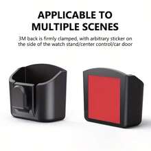 1pc Reusable Adhesive Dashboard Key Storage Box, Non-Slip Dashboard Organizer Box, Car Storage & Organization Accessory, Compact Tidy Box - Car Key Storage Box - View 5