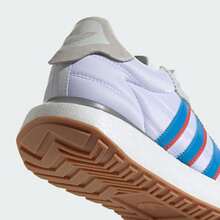 Adidas Giày thể thao cổ điển unisex, giày đôi thời trang thường ngày ID0556 - Trắng sáng/Trắng kem/Xanh lam - Xem 8