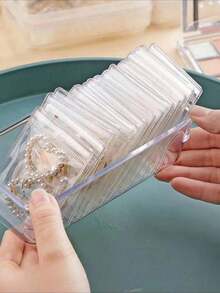 20/5个装 PVC 透明可重复密封首饰袋，透明拉链首饰袋，抗氧化首饰袋，首饰收纳袋，独立首饰收纳袋，防尘透明首饰收纳袋，首饰盒，收纳袋，化妆刷收纳盒，化妆刷架，香水收纳袋，收纳包，女士礼物，圣诞礼物，女士礼物创意 - 彩色 - 查看 5