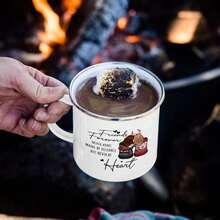 1. 友情主题马克杯 - 友情中心福利咖啡杯设计，印有友情角色图案，12.5盎司白色搪瓷马克杯，无需组装，生日、圣诞节或礼物，粉丝周边，咖啡杯，Silent Sweet 马克杯，马克杯套装，盎司马克杯 - 白色 - 查看 7