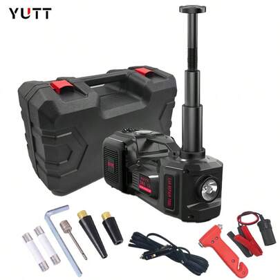  5-Ton/11,023 Lbs Hydraulic Car Jack, Portable Electric Hydraulic Floor Jack For SUV, Pickup Truck, Sedan, Tire Change And Garage Repair, Lifting Height 6 To 17.7 Inches