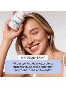 Bestseller!CLEARstem MINDBODYSKIN – Skin Wellness & Balance Supplement |     90 Plant-Based Capsules |     Supports Clear-Looking Skin, Gut Health & Daily Well-Being |     Adult Nutritional Formula.Supplement Vitamin,Free Shipping. - 1瓶 - 查看 4