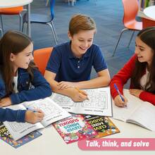 经典数独谜题书，分级挑战，大尺寸清晰网格，附带答案页，提升逻辑思维和专注力 - 聰明頭腦數獨挑戰 - 查看 9