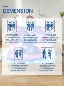 3PCS Personalized Customized Photo Bed Sheet Set, Made Of Polyester Material And Digitally Printed, Suitable For Boys, Girls, Teenagers, Gifts, Bedrooms, All Seasons, Dormitories, Personalized. - Multicolor - View 7