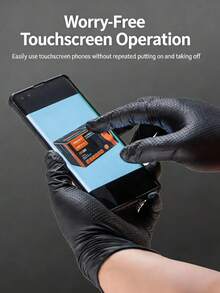 30 sztuk dwustronnych, bezpudrowych, bezlateksowych i bezwypadkowych rękawic ochronnych o grubości 10 mil, z wytłoczonym wzorem w romby, odpowiednich do konserwacji maszyn przemysłowych, czyszczenia, tatuowania i innych zastosowań. Wytrzymałe, jednorazowe, czarno-pomarańczowe rękawice robocze z nitrylu, dostępne w wielu rozmiarach, profesjonalne rękawice ochronne do użytku domowego. - Rękawice konserwacyjne. - Zobacz 6