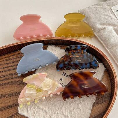 Hair Claw Clips - Non-Slip Strong Hold For Thick/Thin Hair, Elegant French-Style Hair Accessories, Cute Daily/Party Styling Gifts