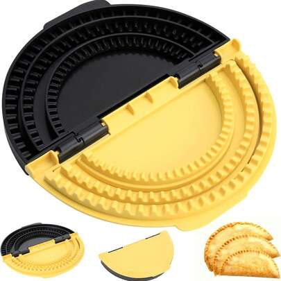 3-In-1 Tortilla Press (10+8+6 Inch) With Crimper And Pie Maker - Easily Make Tortillas, Dumplings And More, Easy To Clean