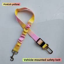 AD Fashionable And Colorful Pet Car Retractable Elastic Traction Leash With Safety Buckle, Nylon Anti-Slip Rope, Suitable For Small, Medium And Large Dogs - Car Pet Leash - View 13