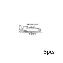 5枚复古风格不锈钢胸针，镀18K金，多种款式可定制，DIY珠宝配件