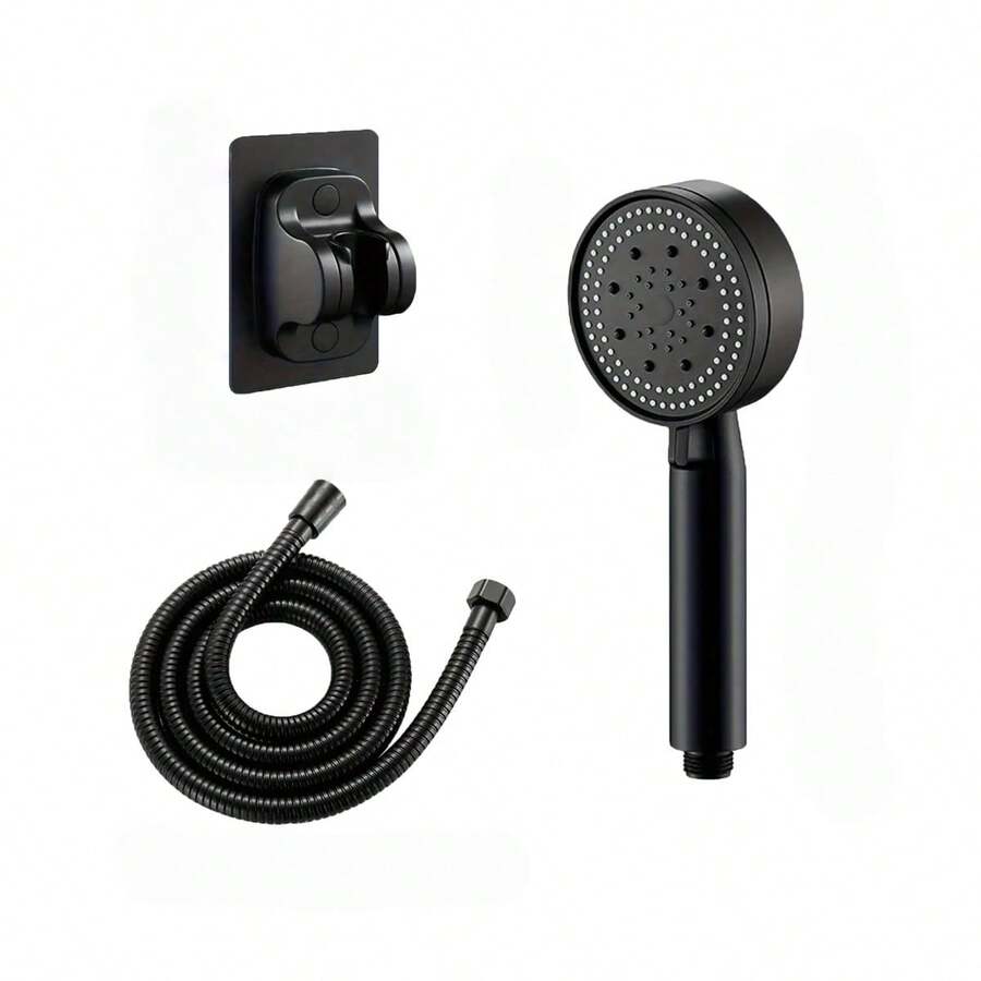 1 Set High Pressure Handheld Shower Head, 5 Adjustable Spray Modes, Shower Hose, Shower Bracket, Bathroom Shower Head, Shower, Bathroom Handheld Shower Head, Bathroom Accessories, Enjoy Luxurious Bathing Experience - Multicolor - View 1