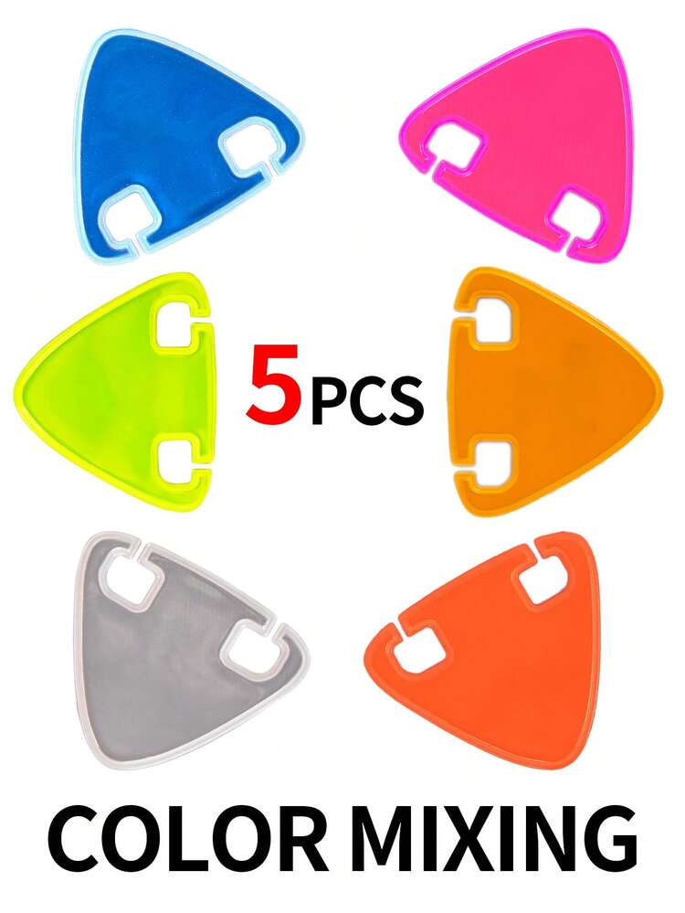 3/5pcs Multi-Color Personalized Bicycle Saddle Reflective Streamers, Mountain Bike Reflective Ribbons, Bright Reflective Stickers For Mountain Bikes, Emergency Night Riding Reflective Warning Stickers For Bikes Without Taillight, Road Bike Riding Gear Reflective Stickers - Multicolor - View 10