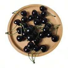 20 قطعة من الكرز الاصطناعي الواقعي - فاكهة رغوية واقعية، أحمر لامع، أسود، بيج، ساق خضراء وبذرة سوداء - ديكور المنزل والزفاف والحفلات، أعمال يدوية، عيد الحب، عيد الميلاد، ديكور طاولة (قابل لإعادة الاستخدام، ديكور عيد الميلاد) - 20 قطعة - مشاهدة 6