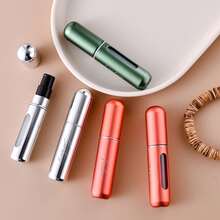 Customized Personalized Perfume Bottle, Exclusive Perfume Bottle, Refillable Travel Perfume Bottle, Refillable Portable Perfume Bottle, Reusable Refillable Perfume Bottle, Small Capacity Customized Perfume Bottle, High-Quality Perfume Bottle, Luxury Metal Perfume Bottle, Minimalist Style Perfume Bottle, Girlfriend Gift, Birthday, Friend, Female Colleague, Christmas, Thanksgiving, Mother's Day, April Fool's Day, Easter, Valentine's Day, New Year - Multicolor - View 5