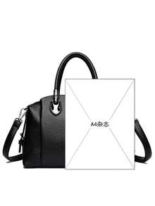 KAIDIFEINIROO Fashion Women's Handbag, High-Quality Soft PU Leather Crossbody Shoulder Bag, 2026 New Luxury Designer Casual Tote Bag - Black - View 10