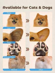 PETSIN Removedor de pelo de mascota portátil de diseño minimalista - Blanco - Ver 6