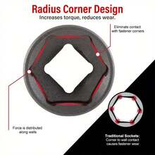 [Deep Impact Socket] 35pcs  1/ 2" Deep Impact Socket Tool Set | 8-32mm Pneumatic Impact Socket Set | Perfect For Auto Mechanic Repair And Heavy-Duty Projects - 35pcs/set - View 9