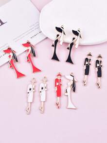 10件/包 各式时尚饰品 DIY吊坠、耳环、项链配件 - 女士 - 查看 2