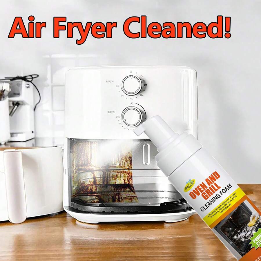 H4Cacle 烧烤炉清洁剂 | 烧烤炉泡沫清洁剂 | 户外厨房烧烤炉清洁工具 | 厨房泡沫清洁剂 | 家用炉灶和抽油烟机清洁剂 - 4120 - 查看 1