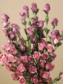 1/2支人造多头玫瑰，18.7英寸泡沫玫瑰花束，适用于室内/室外装饰、餐桌摆饰、婚礼装饰、插花、房间/家居装饰、花园装饰、情人节派对装饰 - 彩色 - 查看 10