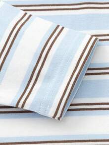 Balabala Boys Long Sleeve T-Shirt, Crew Neck, Soft Comfortable Fabric, Easy Movement, Long-Lasting Spring Wear - Blue Tint - View 7