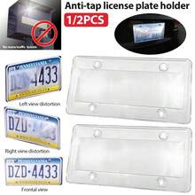 Anti-Camera License Plate Frame For US Cars - 2個 - 查看 1