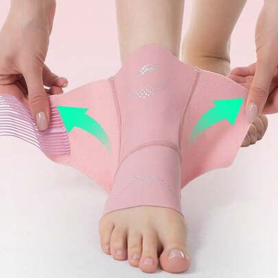 1 pieza Tobillera de compresión con correa, Manga de compresión para el tobillo