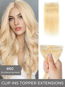 1pc Hair Piece Hair Pad Hair Root Patch Invisible Seamless One-Piece Side Thickening Hair Volume Fluffy Top Hair Replacement Female Hair Accessories - Multicolor - View 30