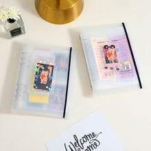 A5 Matte Loose-Leaf File Folder, 3-Inch Photo Album, Idol Fan Collection Mini Card Photo Album - Multicolor - View 5