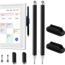 مجموعة قلم تعمل باللمس وحامل مناسبة لتقويم الشمس 15 بوصة و27 بوصة، قلم ثنائي الطرف لتقويم الشمس 15.6 بوصة و27 بوصة، مع حامل قلم هدايا للأم والعائلة والأصدقاء والأطفال وأعياد الميلاد والمناسبات - متعدد الألوان - مشاهدة 12