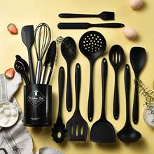 15pcs/Set Non-Stick Silicone Cookware Set, Heat Resistant Cooking Utensils Including Spatula, Ladle, High Temperature Silicone Kitchen Tools - Multicolor - View 2